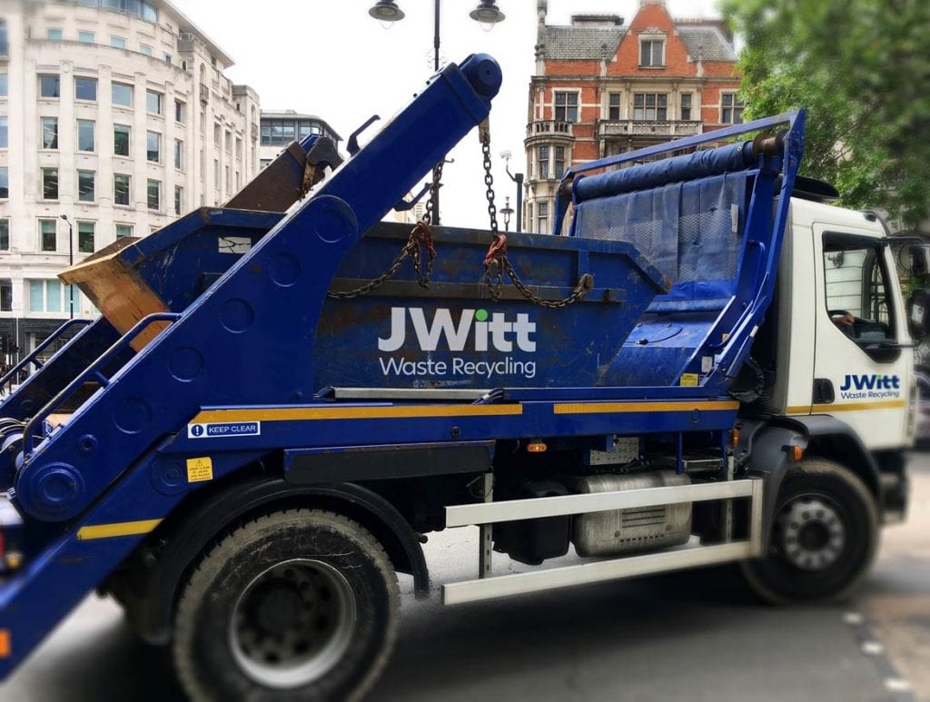 Branded vehicle | J Witt Waste Recycling