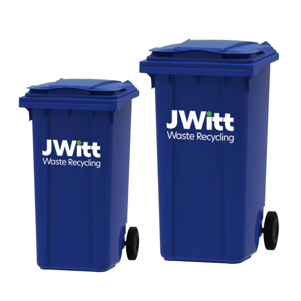 Wheelie bin hire and wheelie bin sizes | JWitt Waste Recycling