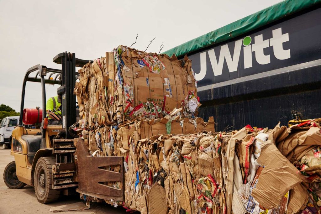 Waste recycling Paper and card | JWitt Waste Recycling in Coleford Somerset and the South West