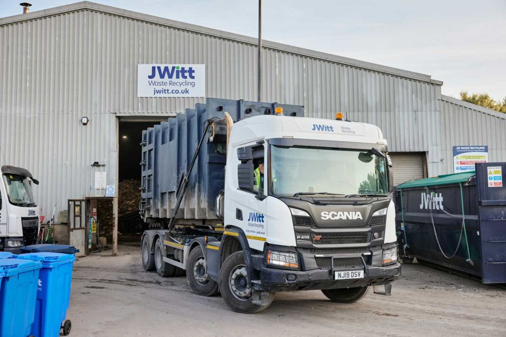 RoRo skip hire by JWitt Waste Recycling Somerset Bath South WEst