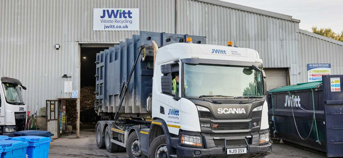 RoRo skip hire by JWitt Waste Recycling Somerset Bath South WEst