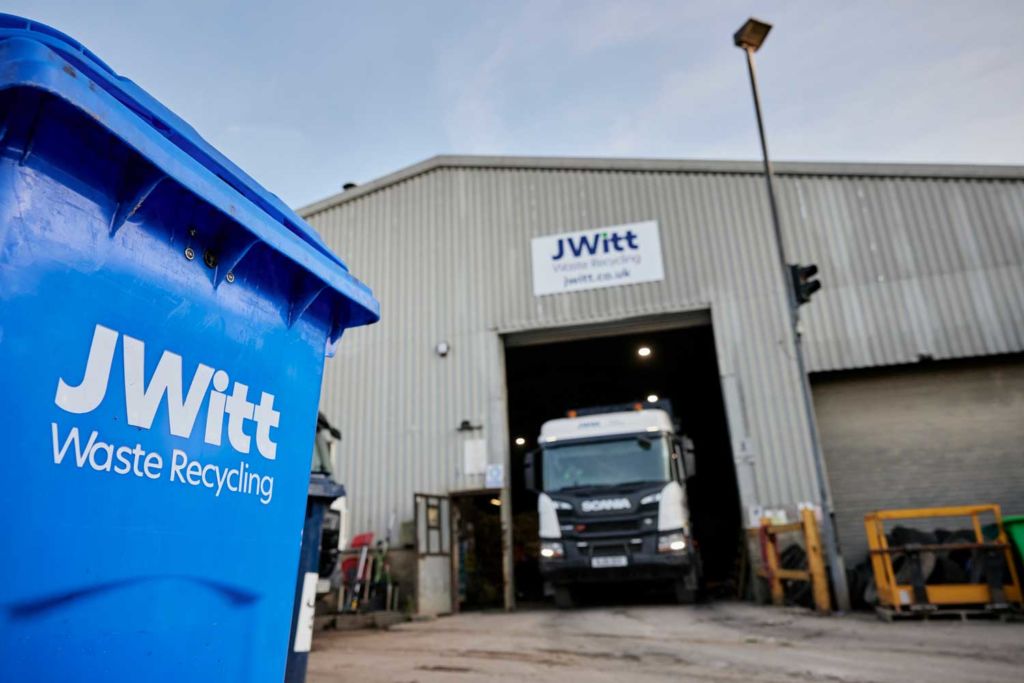 JWitt Waste recycling in Coleford Radstock BA3 serving Somerset Bath and the south west