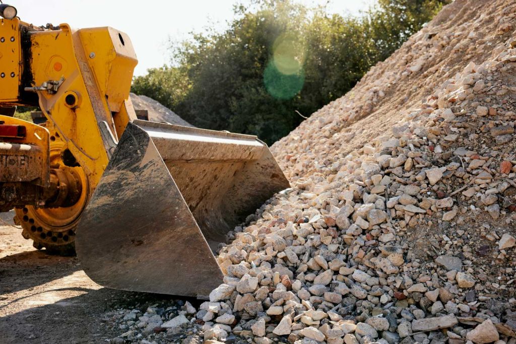 40mm to dust crushed recycled stone by JWitt Waste recycling